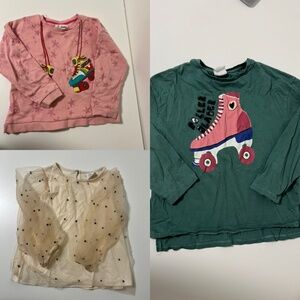 Zara & Desigual Girls Tops Size 7
